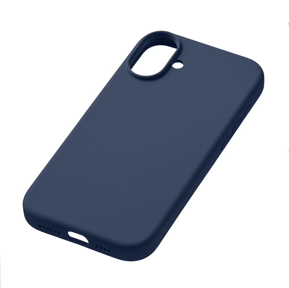 Чехол защитный uBear Touch Mag Case iPhone 16 Plus, софт-тач, темно-синий